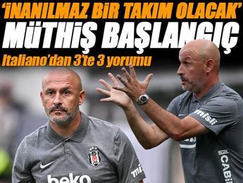 'İnanılmaz bir takım olma yolundayız!' 3'te 3 sözleri