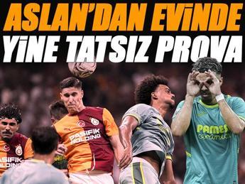 Galatasaray'ın son provası da tatsız