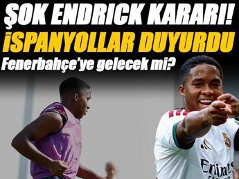Real Madrid'den şok Endrick kararı!