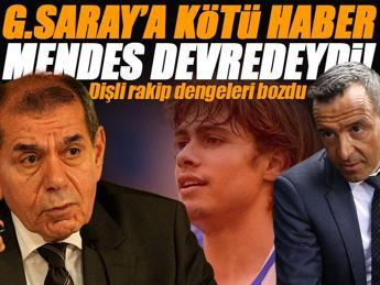 Galatasaray'a Rodrigo Mora'dan kötü haber