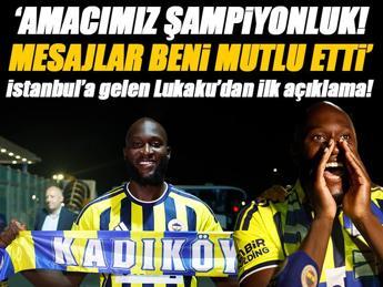 Romelu Lukaku, İstanbul'a geldi!