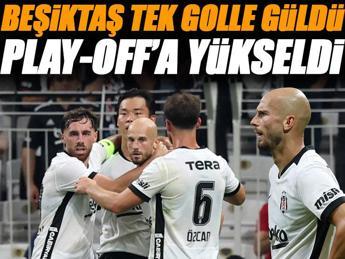 Beşiktaş adını play-off'a yazdırdı