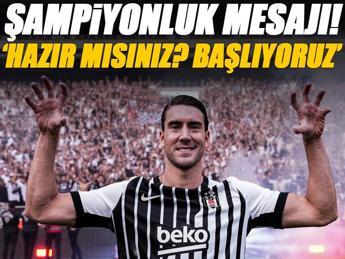 Beşiktaş'ta yeni transfer Dusan Vlahovic'ten açıklama!