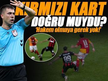 Galatasaray-Çorum FK maçındaki kırmızı kart doğru mu? Açıkladılar