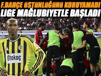 Fenerbahçe üstünlüğünü koruyamadı