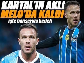 Beşiktaş Arthur Melo'ya kafayı taktı
