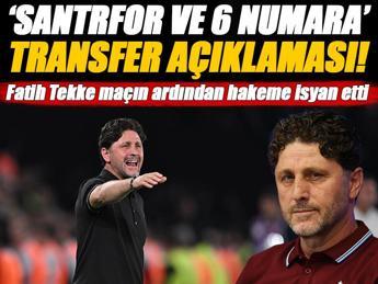 Fatih Tekke'den transfer açıklaması!