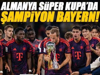 Almanya Süper Kupa şampiyonu Bayern Münih!