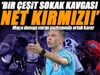 Alanyaspor-Beşiktaş maçına damga vuran pozisyonda ortak karar!