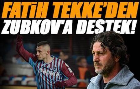 Fatih Tekke'den Zubkov'a derbi motivasyonu: 'Asla çekinme'