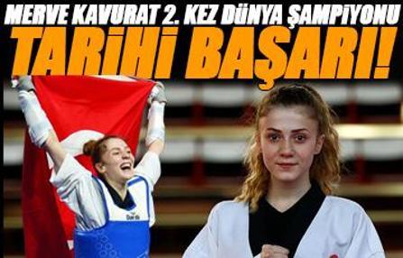 Merve Dinçel Kavurat ikinci kez dünya şampiyonu!