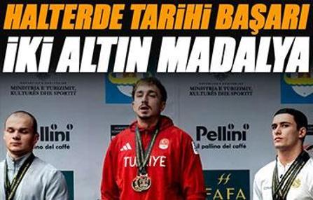 Yusuf Fehmi Genç Avrupa şampiyonu! Milli halterciden silkmede ve toplamda iki altın madalya