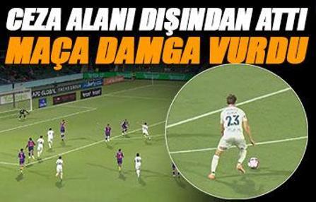 Keegan Jelacic'ten ceza alanı dışından muhteşem gol