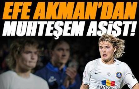 Efe Akman ilk maçında hayran bıraktı! Muhteşem asist...