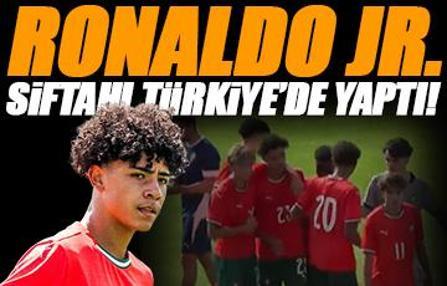 Cristiano Ronaldo'nun oğlu ilk golünü Türkiye'de attı!