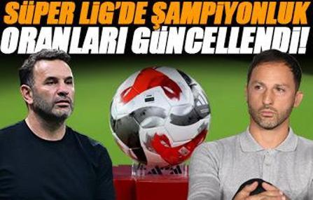 Süper Lig'de şampiyonluk oranları güncellendi! Derbilerin ardından dengeler değişti