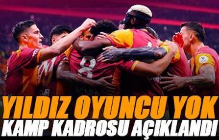 Galatasaray'ın Ajax maçı kafilesi belli oldu: Yıldız oyuncu Hollanda'ya götürülmedi