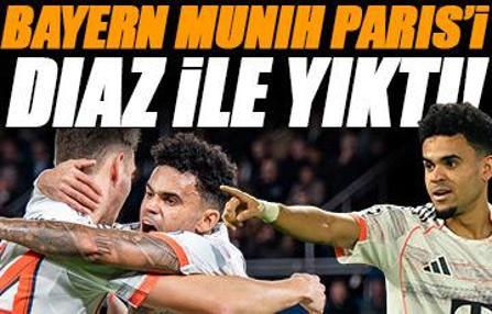 Bayern Münih deplasmanda Diaz'la güldü! Paris Saint-Germain - Bayern Münih maçı sonucu: 1-2