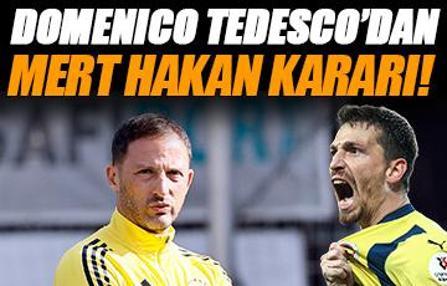 Fenerbahçe'de Mert Hakan Yandaş sürprizi! Son karar Domenico Tedesco'nun...