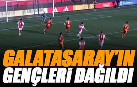 Galatasaray U19 Hollanda'da dağıldı: Ajax U19'dan farklı galibiyet: Maça Emre Ünüvar damga vurdu