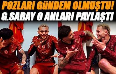 Barış Alper Yılmaz ve Eren Elmalı'nın pozu gündem oldu, Galatasaray o anları paylaştı!