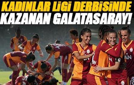 Kadınlar Ligi'nde derbide kazanan Galatasaray! Maç sonucu: Galatasaray GAİN 5-0 Beşiktaş