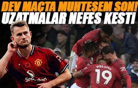 Tottenham - Manchester United maçında muhteşem son! Uzatmalar nefesleri kesti