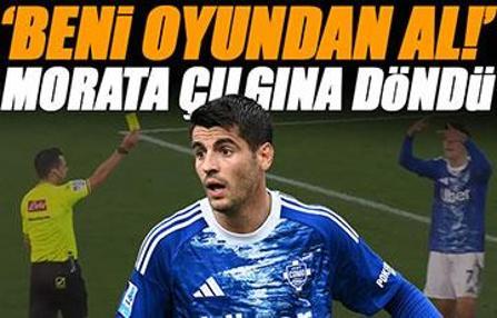 Eski Galatasaraylı Morata çılgına döndü! Fabregas'a 'Beni oyundan al' dedi...