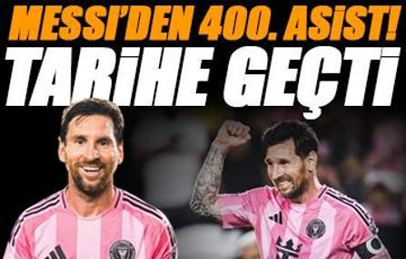 Lionel Messi, Inter Miami'yi tarihe geçirdi: Kariyerindeki 400. asist...