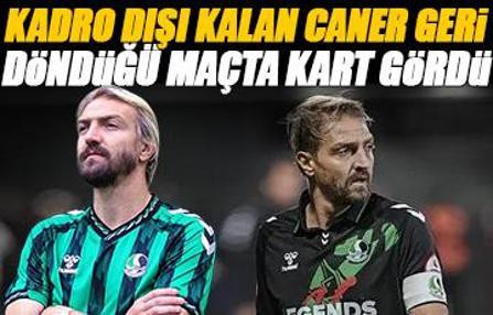 Kadro dışı kalan Caner Erkin döndü! İlk maçında sarı kart gördü