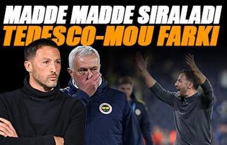 Erman Özgür sıraladı: Domenico Tedesco ile Jose Mourinho dönemi farkları