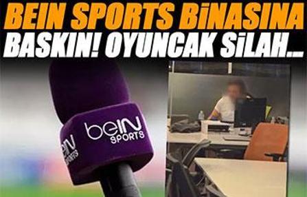 Şoke eden olay | beIN Sports binasına baskın! Oyuncak silah çıktı