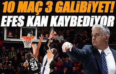 Anadolu Efes'te mağlubiyet serisi devam ediyor... Virtus Bologna - Anadolu Efes maç sonucu 99-89