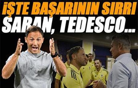 Fenerbahçe'de başarının sırrı ortaya çıktı! Sadettin Saran, Domenico Tedesco ve daha fazlası...