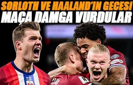 Sörloth ve Haaland maça damga vurdu! Norveç, Estonya'yı 4 golle geçti