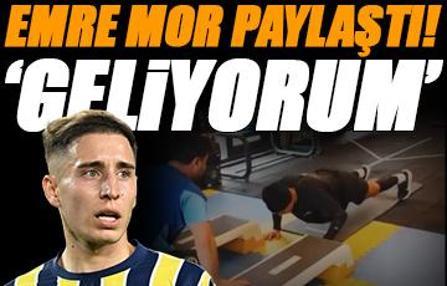 Fenerbahçe'de Emre Mor'dan paylaşım: Geliyorum!
