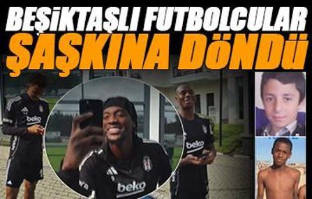 Beşiktaşlı futbolcular o fotoğrafları görünce şaşkına döndüler