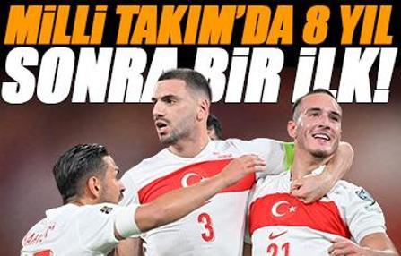 Milli Takım'da 8 yıl sonra bir ilk! Tarihi yükseliş...