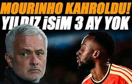 Jose Mourinho'ya kötü haber! 3 ay oynayamayacak