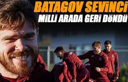 Trabzonspor’da Başakşehir maçı öncesi Arseniy Batagov sevinci