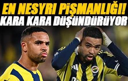 Fenerbahçe'de En Nesyri pişmanlığı! Kara kara düşündürüyor