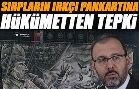 Kasapoğlu'ndan Sırplar'ın ırkçı pankarta tepki: Bu hadsizliğe en okkalı cevabı sahada verdik