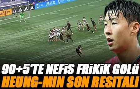 Heung-min Son'dan son dakikada nefis frikik golü!