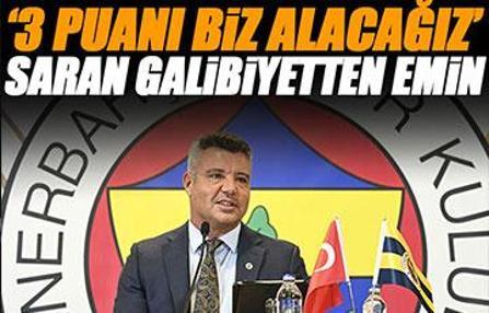 Sadettin Saran galibiyetten emin! '3 puanla döneceğiz'