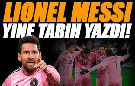 Lionel Messi yine tarih yazdı! Yok böyle bir performans...