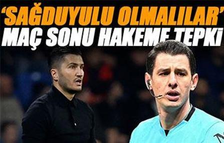 Başakşehir teknik direktörü Nuri Şahin: 'Hakemler biraz sağduyulu olmalı'