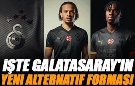 Galatasaray'ın bu sezon giyeceği 4. forma tanıtıldı