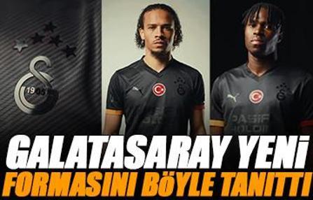 Galatasaray'ın bu sezon giyeceği 4. forma tanıtıldı