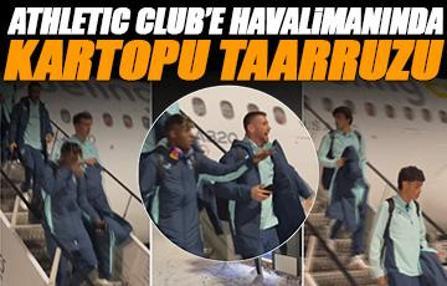 Athletic Club oyuncuları kar topu savaşıyla karşılandı!