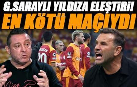 Nihat Kahveci'den Galatasaraylı yıldıza Eleştiri: En Kötü Maçlarından Biri